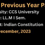 LL.M Indian Constitution_2023_December