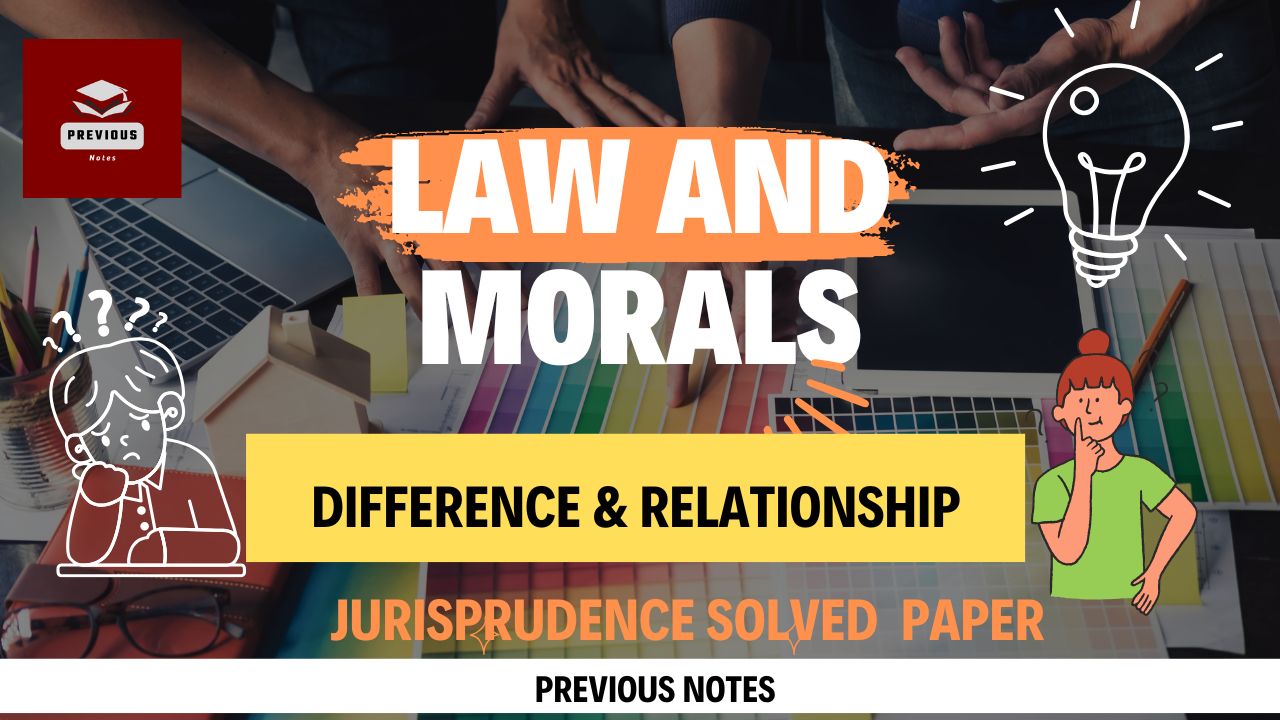 Law and morals