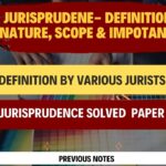 nature scope importance of jurisprudence